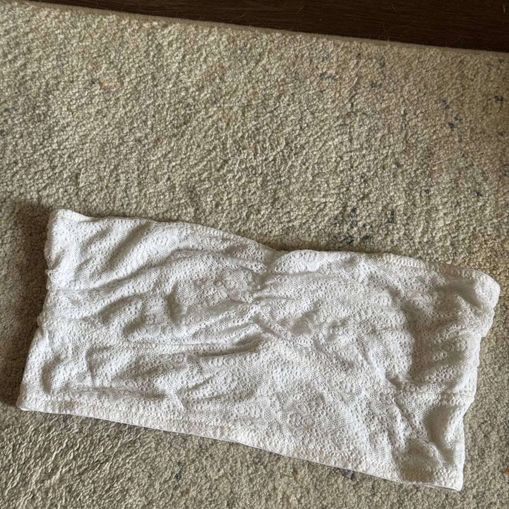 Gilly Hicks White Lace Bandeau